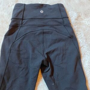 Lululemon Black High-Waisted Flare Leggings (yoga pants)